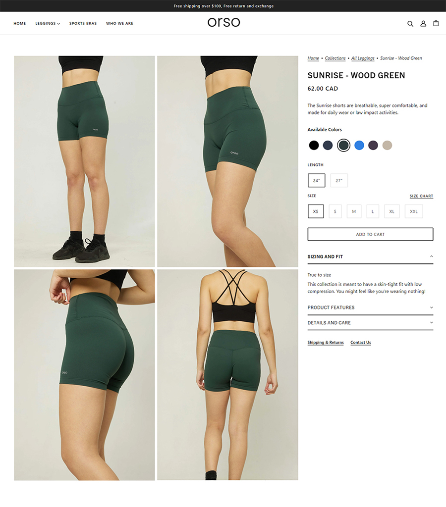 orso sunrise green shorts for daily wear