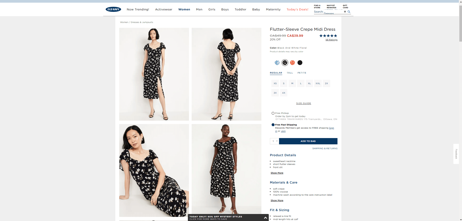 A website with high-quality product images