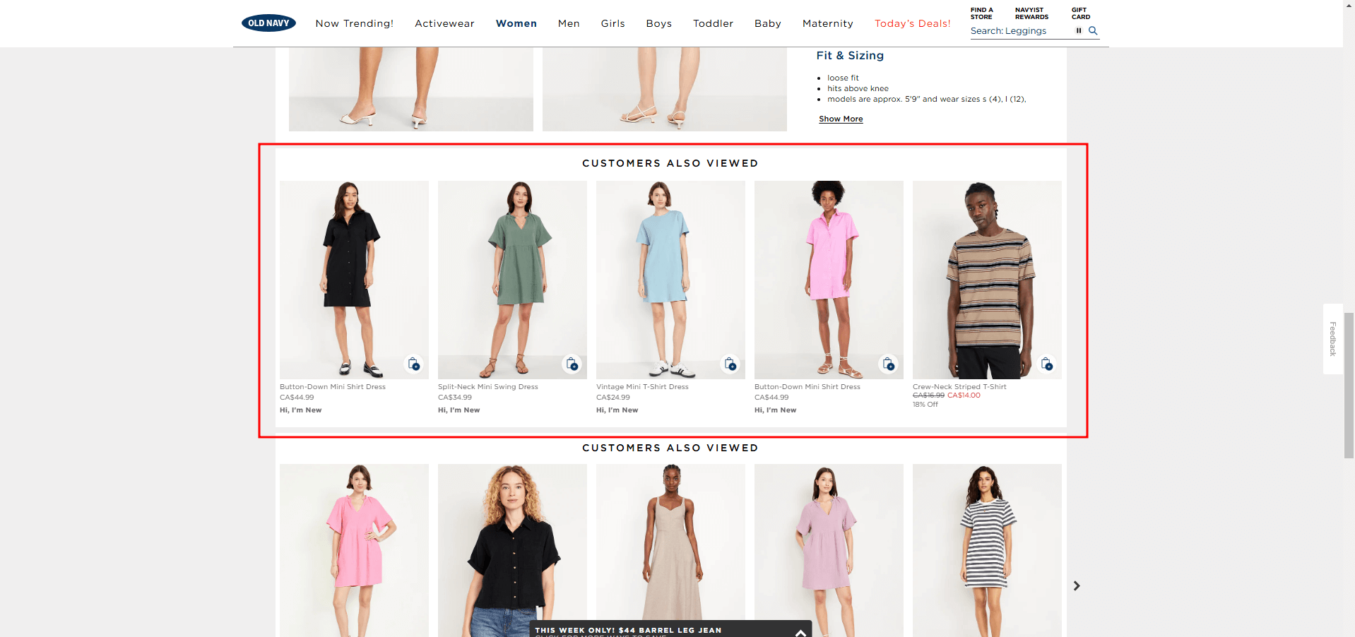 Personalization Based on User Behavior